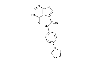 4-keto-N-(4-pyrrolidinophenyl)-3H-furo[2,3-d]pyrimidine-5-carboxamide