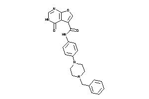 N-[4-(4-benzylpiperazino)phenyl]-4-keto-3H-furo[2,3-d]pyrimidine-5-carboxamide