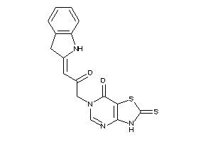 Image of 6-(3-indolin-2-ylidene-2-keto-propyl)-2-thioxo-3H-thiazolo[4,5-d]pyrimidin-7-one
