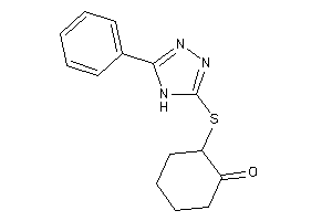 2-[(5-phenyl-4H-1,2,4-triazol-3-yl)thio]cyclohexanone