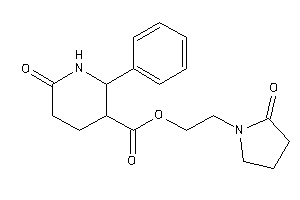 6-keto-2-phenyl-nipecot 2-(2-ketopyrrolidino)ethyl Ester