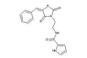 N-[2-(5-benzal-2,4-diketo-thiazolidin-3-yl)ethyl]-1H-pyrrole-2-carboxamide