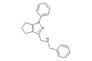 Benzyl-[(1-phenyl-5,6-dihydro-4H-cyclopenta[c]pyrazol-3-yl)methyl]amine