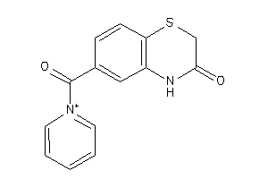 6-(pyridin-1-ium-1-carbonyl)-4H-1,4-benzothiazin-3-one