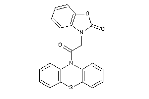 3-(2-keto-2-phenothiazin-10-yl-ethyl)-1,3-benzoxazol-2-one