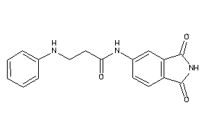 3-anilino-N-(1,3-diketoisoindolin-5-yl)propionamide