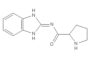 Image of N-(1,3-dihydrobenzimidazol-2-ylidene)pyrrolidine-2-carboxamide
