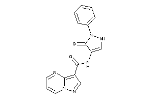 N-(5-keto-1-phenyl-3-pyrazolin-4-yl)pyrazolo[1,5-a]pyrimidine-3-carboxamide