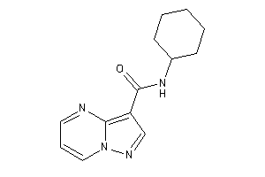 N-cyclohexylpyrazolo[1,5-a]pyrimidine-3-carboxamide