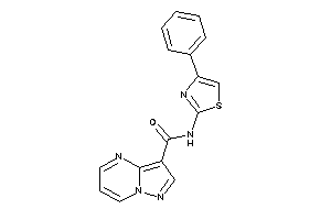 N-(4-phenylthiazol-2-yl)pyrazolo[1,5-a]pyrimidine-3-carboxamide