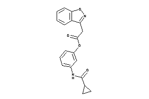 2-indoxazen-3-ylacetic Acid [3-(cyclopropanecarbonylamino)phenyl] Ester