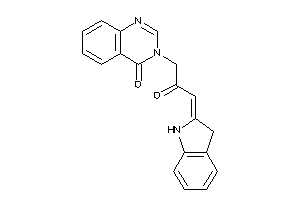 3-(3-indolin-2-ylidene-2-keto-propyl)quinazolin-4-one