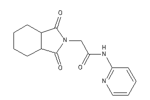 2-(1,3-diketo-3a,4,5,6,7,7a-hexahydroisoindol-2-yl)-N-(2-pyridyl)acetamide