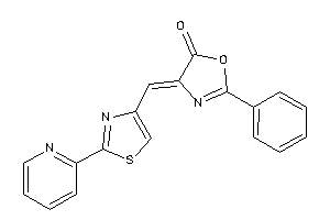 2-phenyl-4-[[2-(2-pyridyl)thiazol-4-yl]methylene]-2-oxazolin-5-one