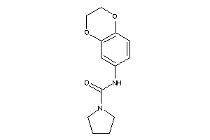 N-(2,3-dihydro-1,4-benzodioxin-6-yl)pyrrolidine-1-carboxamide