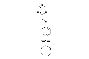 1-[4-(s-triazin-2-ylmethylthio)phenyl]sulfonylazepane