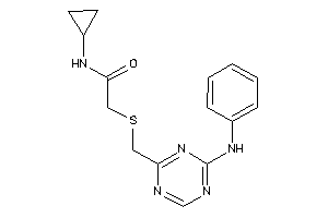 2-[(4-anilino-s-triazin-2-yl)methylthio]-N-cyclopropyl-acetamide