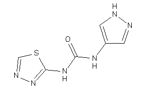 1-(1H-pyrazol-4-yl)-3-(1,3,4-thiadiazol-2-yl)urea