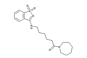 1-(azepan-1-yl)-6-[(1,1-diketo-1,2-benzothiazol-3-yl)amino]hexan-1-one