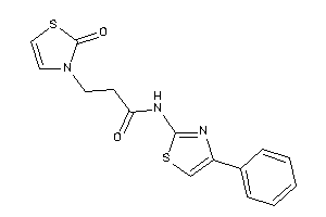 3-(2-keto-4-thiazolin-3-yl)-N-(4-phenylthiazol-2-yl)propionamide