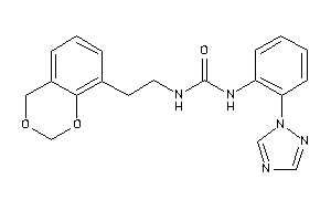 1-[2-(4H-1,3-benzodioxin-8-yl)ethyl]-3-[2-(1,2,4-triazol-1-yl)phenyl]urea