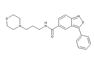 N-(3-morpholinopropyl)-3-phenyl-anthranil-5-carboxamide