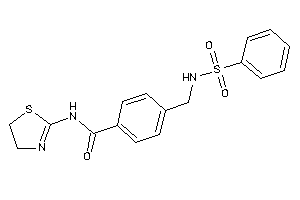 4-(benzenesulfonamidomethyl)-N-(2-thiazolin-2-yl)benzamide