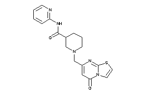 1-[(5-ketothiazolo[3,2-a]pyrimidin-7-yl)methyl]-N-(2-pyridyl)nipecotamide