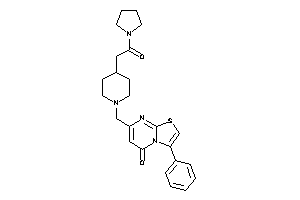 7-[[4-(2-keto-2-pyrrolidino-ethyl)piperidino]methyl]-3-phenyl-thiazolo[3,2-a]pyrimidin-5-one