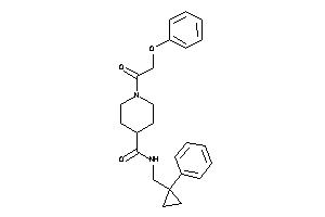 1-(2-phenoxyacetyl)-N-[(1-phenylcyclopropyl)methyl]isonipecotamide