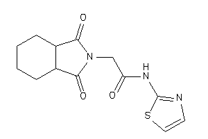 2-(1,3-diketo-3a,4,5,6,7,7a-hexahydroisoindol-2-yl)-N-thiazol-2-yl-acetamide