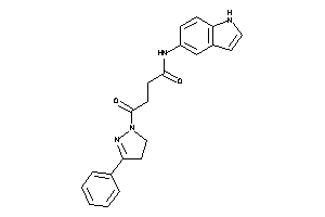 N-(1H-indol-5-yl)-4-keto-4-(3-phenyl-2-pyrazolin-1-yl)butyramide