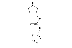 1-pyrrolidin-3-yl-3-(1,3,4-thiadiazol-2-yl)urea