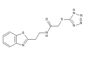 N-[2-(1,3-benzothiazol-2-yl)ethyl]-2-(1H-tetrazol-5-ylthio)acetamide