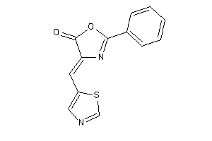 2-phenyl-4-(thiazol-5-ylmethylene)-2-oxazolin-5-one