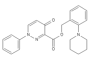 4-keto-1-phenyl-pyridazine-3-carboxylic Acid (2-piperidinobenzyl) Ester