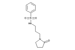 N-[3-(2-ketopyrrolidino)propyl]benzenesulfonamide