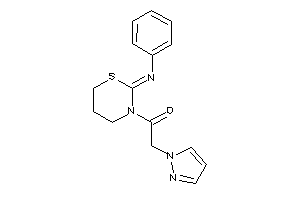 Image of 1-(2-phenylimino-1,3-thiazinan-3-yl)-2-pyrazol-1-yl-ethanone
