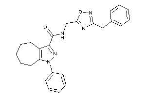 N-[(3-benzyl-1,2,4-oxadiazol-5-yl)methyl]-1-phenyl-5,6,7,8-tetrahydro-4H-cyclohepta[c]pyrazole-3-carboxamide