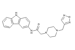 N-(9H-carbazol-3-yl)-2-[4-(furazan-3-ylmethyl)piperazino]acetamide