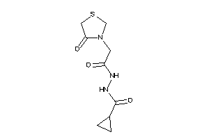 N'-[2-(4-ketothiazolidin-3-yl)acetyl]cyclopropanecarbohydrazide