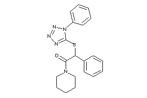 2-phenyl-2-[(1-phenyltetrazol-5-yl)thio]-1-piperidino-ethanone