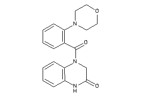 4-(2-morpholinobenzoyl)-1,3-dihydroquinoxalin-2-one