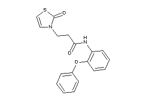 3-(2-keto-4-thiazolin-3-yl)-N-(2-phenoxyphenyl)propionamide