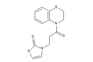 3-[3-(2,3-dihydro-1,4-benzothiazin-4-yl)-3-keto-propyl]-4-thiazolin-2-one