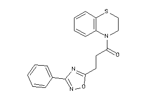 1-(2,3-dihydro-1,4-benzothiazin-4-yl)-3-(3-phenyl-1,2,4-oxadiazol-5-yl)propan-1-one