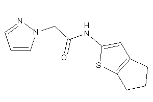 N-(5,6-dihydro-4H-cyclopenta[b]thiophen-2-yl)-2-pyrazol-1-yl-acetamide