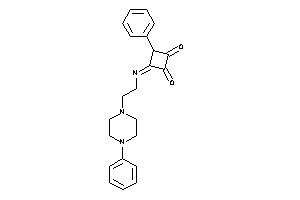 3-phenyl-4-[2-(4-phenylpiperazino)ethylimino]cyclobutane-1,2-quinone