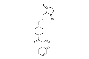 2-methylene-3-[3-[4-(1-naphthoyl)piperazino]propyl]thiazolidin-4-one