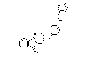 N-[4-(benzylamino)phenyl]-2-(1-keto-3-methylene-isoindolin-2-yl)acetamide